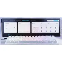 Attack Shark X68 HE - Toetsenbord - Gaming - Toetsenbord gaming- Toetsenborden- Mechanisch - Side Printed PBT Keycaps- White Contour Line-RGB Verlichting - Anti Ghosting - Ergonomisch - bedraad- Wit
