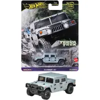 Mattel Hot Wheels Premium Car Culture Collectible Toy Car, schaal 1:64, gegoten Hummer H1 Terra Trek-voertuig met echte rijdersbanden