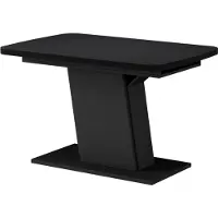 Vicco Eettafel Fenaro, Zwart, 120-160 x 80 cm uitschuifbaar