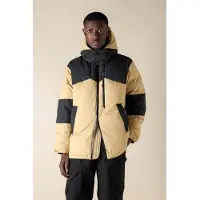 Mizuno Sl Gtx Windstopper Down Jacket Unisex Beige Taupe / Black Maat: L | Ski Jassen Outlet | Unisex | Bruin