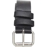 Kruze By Enzo Kruze Heren Zwart Reliëf Leren Riem