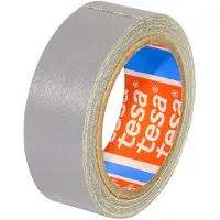 TESA - Plakband textiel 38mmx2.75m zwart | 1 stuk | 6 stuks