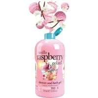 Raw Organic Zomer Douchegel Vanilla Raspberry Gelato - | 1x500 ml | Verzorgende Douchegel | Verzorgingsproducten Zomer Limited Edition 2026