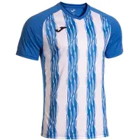 Joma Inter V T-shirt Met Korte Mouwen Blauw XL Man