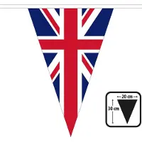 Boland PE vlaggenlijn Union Jack (Rood, blauw &amp; wit)