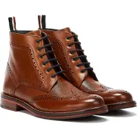 Ben Sherman Alfred Brogue Heren Tan Laarzen