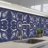 KitchenYeah Keuken achterwand 300x60 cm - Spatscherm zelfklevend Design - Mandala - Bohemian - Muurbeschermer - Spatwand fornuis