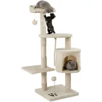 Lionto krabpaal, 112cm beige voor katten