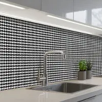 KitchenYeah Keuken achterwand 400x60 cm - Spatscherm zelfklevend Design - Geometrie - Patroon - Muurbeschermer - Spatwand fornuis