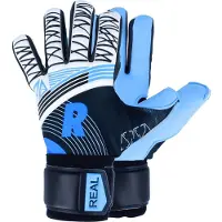 Real Pro Aqua Keepershandschoenen Kinderen - Lichtblauw / Wit | Maat: 5,5