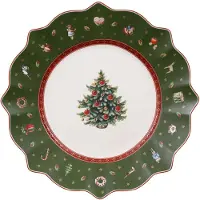 Villeroy & Boch Ontbijt-/dessertbord Villeroy &amp; Boch Toy's Delight Green, 24,4 cm
