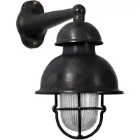 Ks Verlichting Scheepslamp Wharf Black Brons