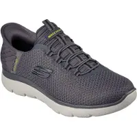 SKECHERS Sneakers laag 'Slip-Ins Summits - High Range' donkergrijs