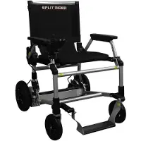 E-Ability SplitRider Elektrische opvouwbare rolstoel (12 kg) (Zwart, 85,5 x 64 x 91 cm)
