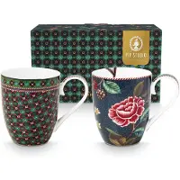 Pip studio Mok Berry Blues 450 ml (Set van 2)