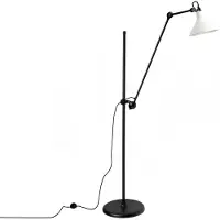 DCW éditions Vloerlamp Lampe Gras No215 - Conic Wit Zwart