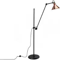 DCW éditions Vloerlamp Lampe Gras No215 - Conic Koppar Zwart