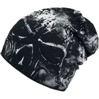 Alchemy England - Gothic Beanie - Lightning - zwart - Maat Standard