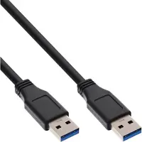ACT SB3013, 2 meter, USB A, USB A, USB 3.2 Gen 1 (3.1 Gen 1), Mannelijk/mannelijk, Zwart