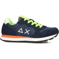 Sun68 Jongens Sneakers Boys Tom Fluo - Blauw - Maat 36