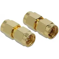 DeLOCK RP-SMA (m) - SMA (m) adapter - 50 Ohm / 10 GHz