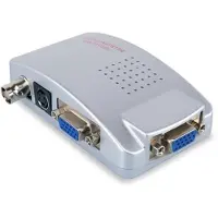 Coretek VGA naar BNC en S-VHS video converter / grijs