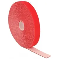 DeLOCK Klittenband rol 20mm / rood (10 meter)