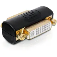 DeLOCK 65225 DVI Adapter [1x DVI-bus 24+5-polig - 1x DVI-bus 24+5-polig] Meerdere kleuren 0 mm