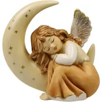 Goebel - Kerst | Decoratief beeld Engel Kleine droomreis | Aardewerk - 9cm - 2025