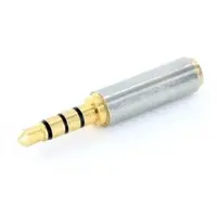 Coretek 3,5mm Jack 4-polig (m) - 2,5mm Jack 4-polig (v) adapter