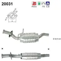 As 20031 Katalysator