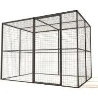 Glorenza Lilly - Kattenren - Aluminium - Antraciet - 242x176x178 cm