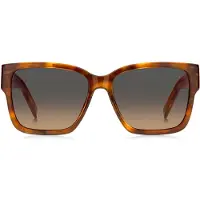 BOSS Zonnebril van havana-acetaat met Double B-monogram