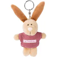 Nici 44630 Sleutelhanger Konijn met T-shirt Katharina 10cm