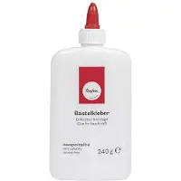 Rayher Hobby Materialen Rayher Hobby knutsel lijm - flacon van 240 gram - witte lijm - geschikt voor alles