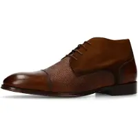 Manfield Veterschoen bruin / donkerbruin