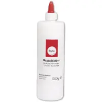 Rayher Hobby Materialen Rayher Hobby knutsel lijm - flacon van 500 gram - wit - met doseerdop - geschikt voor alles