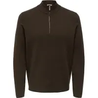 Only & Sons Trui 'ONSCOOPER' donkerbruin