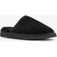 Hush puppies suede heren pantoffels zwart maat 41