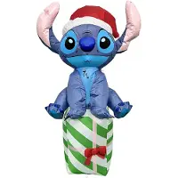 Disney Opblaasfiguur polyester Stitch cadeautje 120 cm