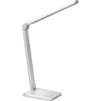 Beliani PICTOR - Bureaulamp LED - Wit - Synthetisch materiaal