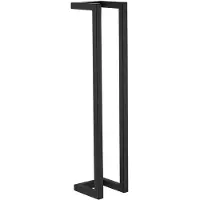 Guido Gusto Dual Handdoekrek industrieel 60x12,5x12,5cm mat zwart