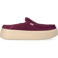 HeyDude Instapper Women Austin Lift Suede Stud Fig Purple-Schoenmaat 40