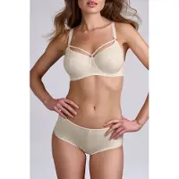 Marlies Dekkers Space Odyssey Checkered Ivory Brazilian Shorts Maat: S | Slipjes Outlet | Dames | Grijs