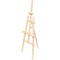 Houten fotostandaard - geschikt voor kunstschilderen en buitenreclame, Schildersezels / Easels for every size 150 cm