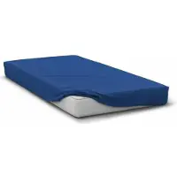 HOME LINGE PASSION Hoeslaken - HOME LINGE PASSION - HP71767 - 140 x 190 cm + Muts 30 cm - Microvezel - 82 g - Blauw