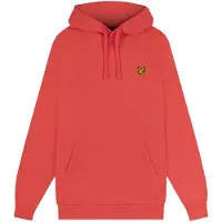Lyle & Scott Men's Lyle And Scott Pullover Hoodie in Pink