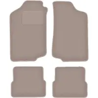 Basic Beige veloursmatten voor: Volkswagen Jetta II sedan (1984-1992)