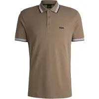 HUGO BOSS BOSS Green Paddy poloshirt bruin katoen