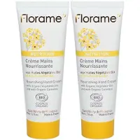Florame Nutrition Voedende Handcrème 2x50 ml Huidcrème
